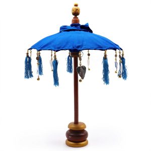 bG9jYWw6Ly9tZWRpYS8xRy84RS82MFIzMEMxRzZXUks4RTFHL2VmZjFjZGZjLmpwZWc.jpg Bali Home Decor Parasol - Cotton - Blue- 40cm
