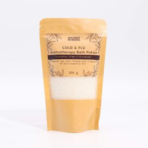 bG9jYWw6Ly9tZWRpYS8xRy9BRS82MFIzMEMxSDc0U0tBRTFHLzY4NjUzMzZkLmpwZWc.jpg Aromatherapy Bath Potion in Kraft Bag 350g - Colds & Flu