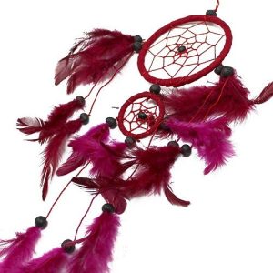 bG9jYWw6Ly9tZWRpYS8xRy9FRC82MFIzMEMxRzZHVDNFRDFHLzI3Mzc1Y2RlLmpwZWc.jpg Bali Dreamcatchers - Medium Round - Black/White/Red