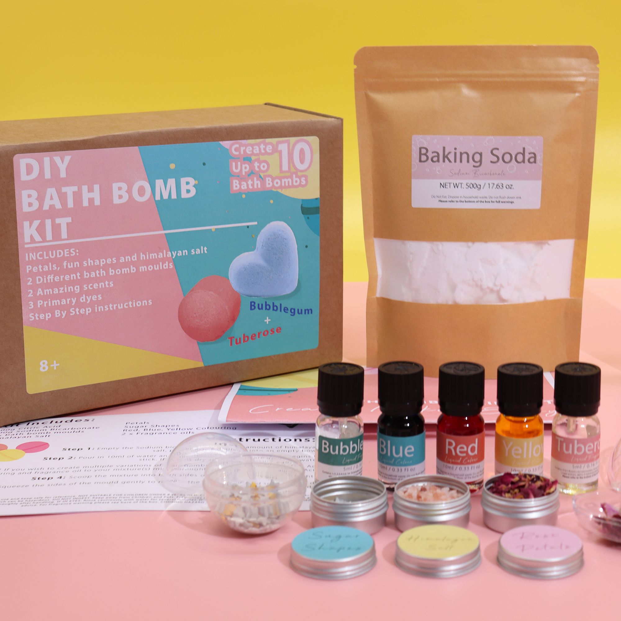 Bath Bomb Kit - Rose & Bubblegum - Image 3