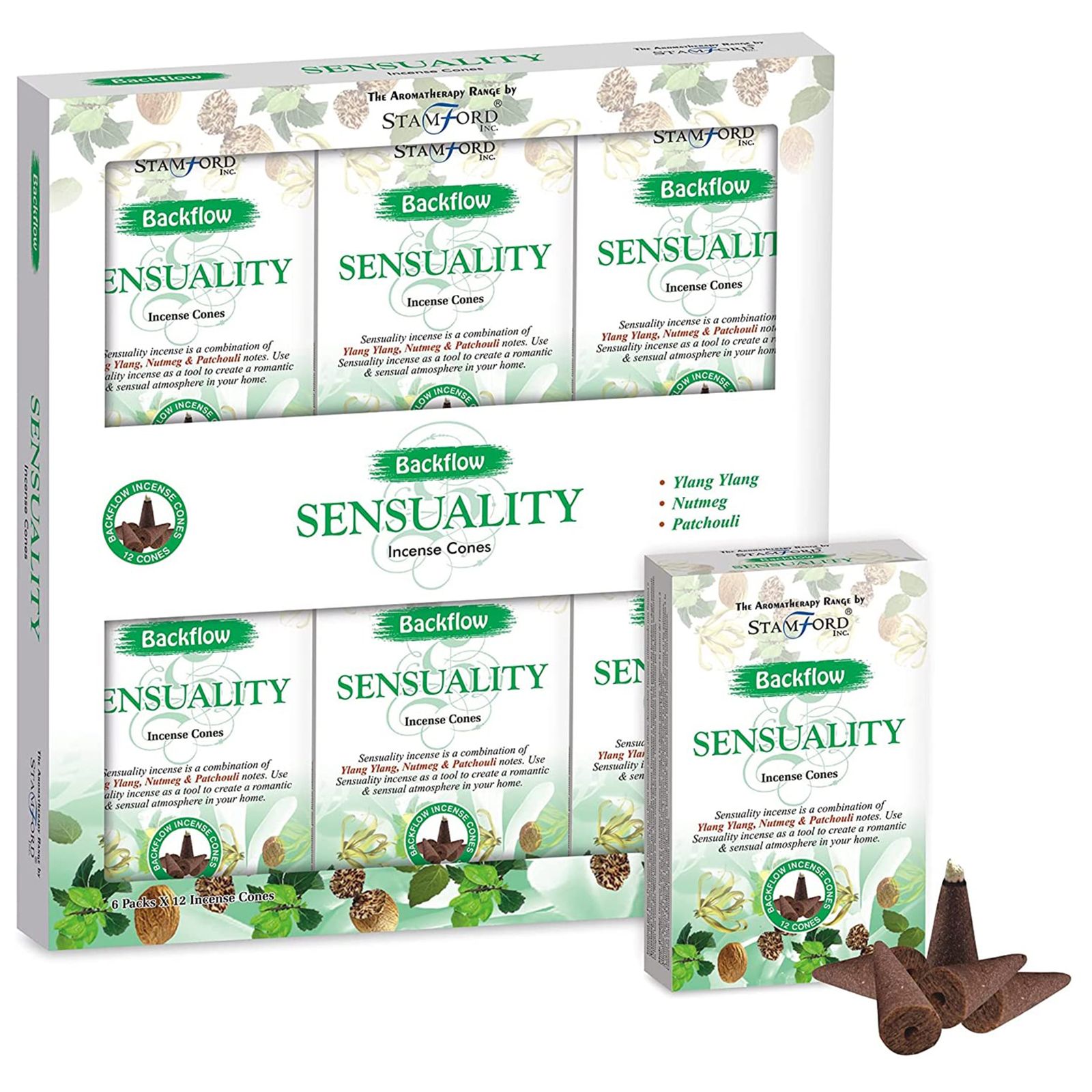 Aromatherapy Backflow Cones - Sensuality - Image 2