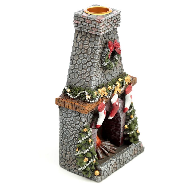 Christmas Fireplace Backflow Incense Burner - Image 4
