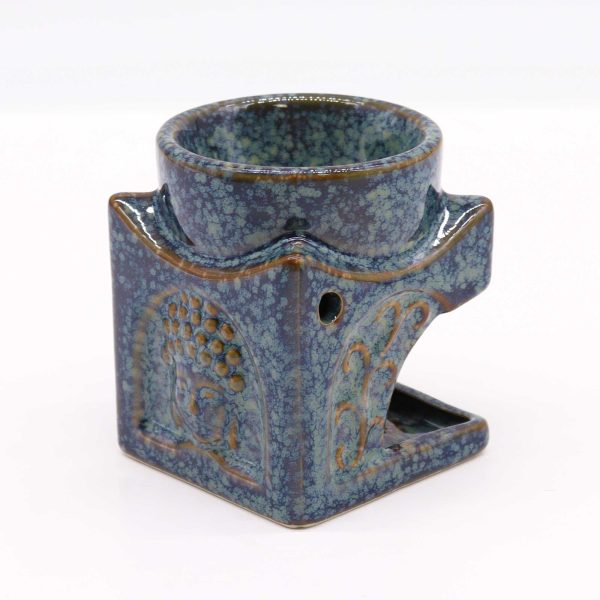 Square Buddha Burner - Dusty Blue - Image 2