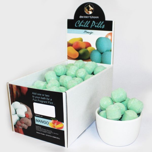 1.3Kg Box of Chill Pills (Mini Bath Bombs) - Mango - Image 2
