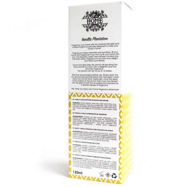 120ml Reed Diffuser -  Vanilla Plantation - Image 5