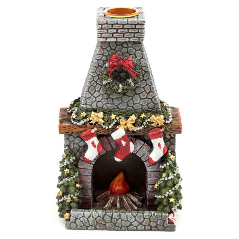 Christmas Fireplace Backflow Incense Burner - Image 5