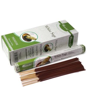 bG9jYWw6Ly9tZWRpYS8xSi84RS82MFIzMEMxSDc0Vks4RTFKLzlmNGI4MmI2LmpwZWc.jpg Aromatika Charcoal Free Hex Incense - White Sage