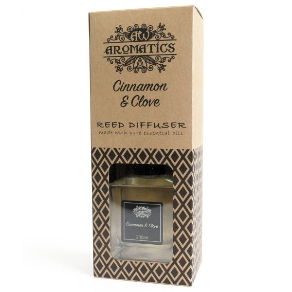 200ml Cinnamon & Clove Essential Oil Reed Diffuser - Image 3