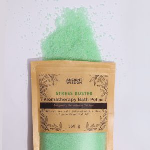 bG9jYWw6Ly9tZWRpYS8xSi9BRS82MFIzMEMxSDc0U0tBRTFKLzhlYWY5MzkyLmpwZWc.jpg Aromatherapy Bath Potion in Kraft Bag 350g - Stress Buster