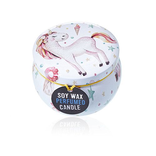 Art Tin Candle - Assorted Design - Unicorns - Moonstone - Image 9