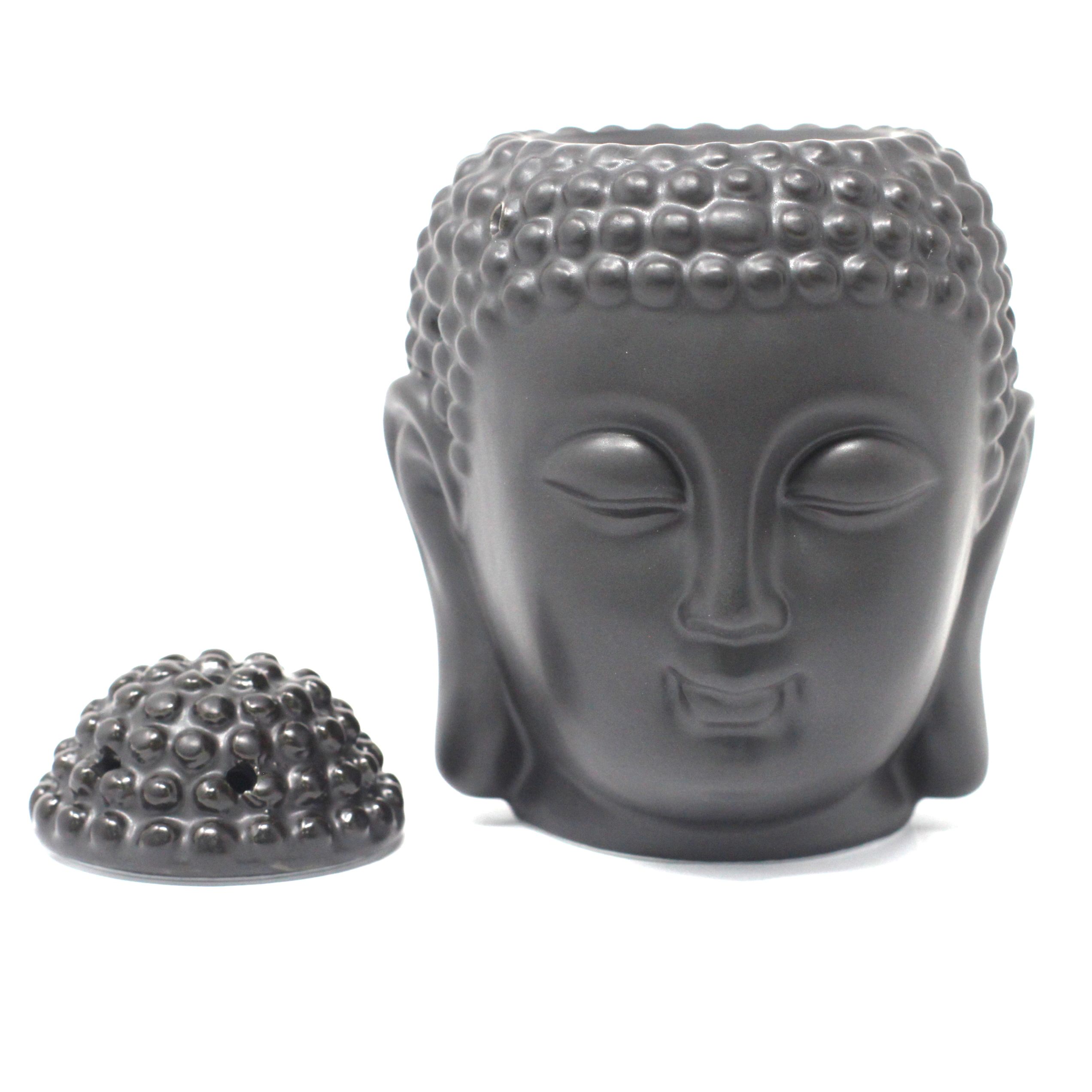 Buddah Head Oil Burner - Dark Brown - Image 2