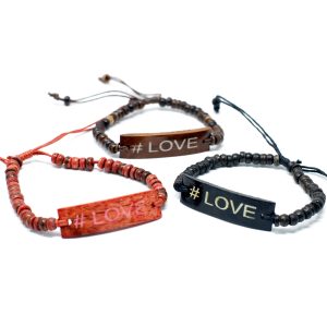 bG9jYWw6Ly9tZWRpYS8xTS8wQy82MFIzMEMxRzZNVzMwQzFNLzYyNWM5ZTQwLmpwZWc.jpg Coco Slogan Bracelets - #Love