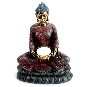 bG9jYWw6Ly9tZWRpYS8xTS8wRC82MFIzMEMxRzZNUzMwRDFNLzZlZDg1MDFmLmpwZWc-1.jpg Antique Buddha - Devotee Candle Holder