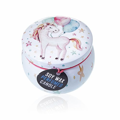 Art Tin Candle - Assorted Design - Unicorns - Moonstone - Image 10