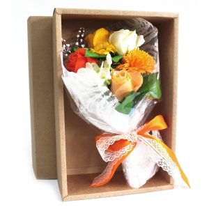 bG9jYWw6Ly9tZWRpYS8xTS9FRC82MFIzMEMxRzZHV0tFRDFNL2JlNmIzYzJlLmpwZWc.jpg Boxed Hand Soap Flower Bouquet - Orange