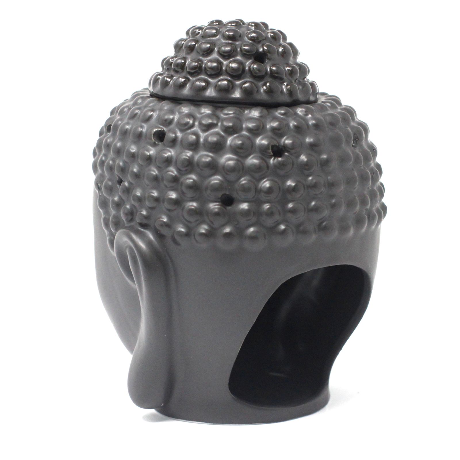 Buddah Head Oil Burner - Dark Brown - Image 4