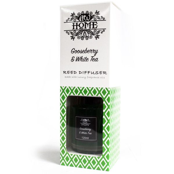 120ml Reed Diffuser -  Gooseberry & White Tea - Image 3
