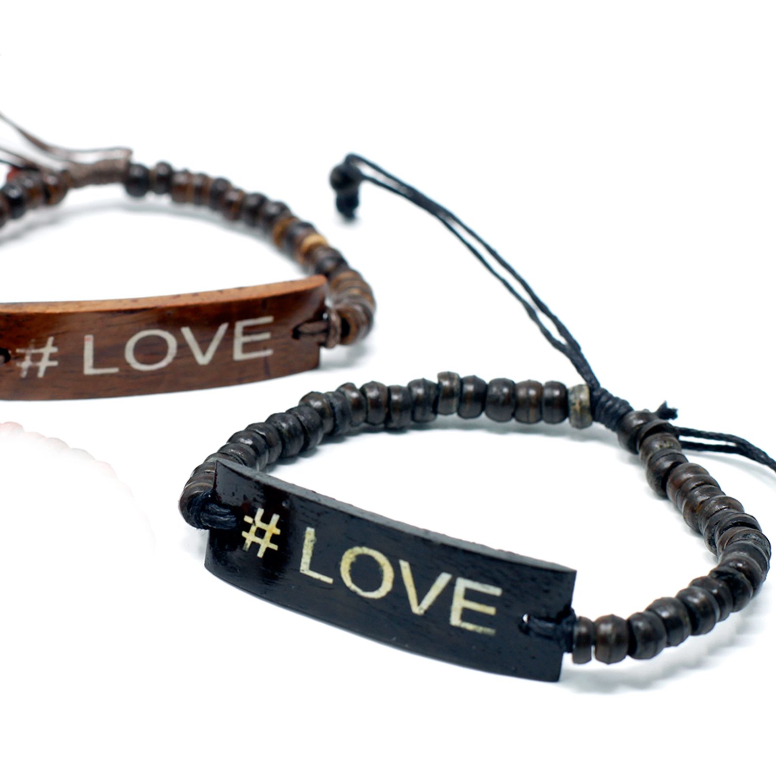 Coco Slogan Bracelets - #Love - Image 2