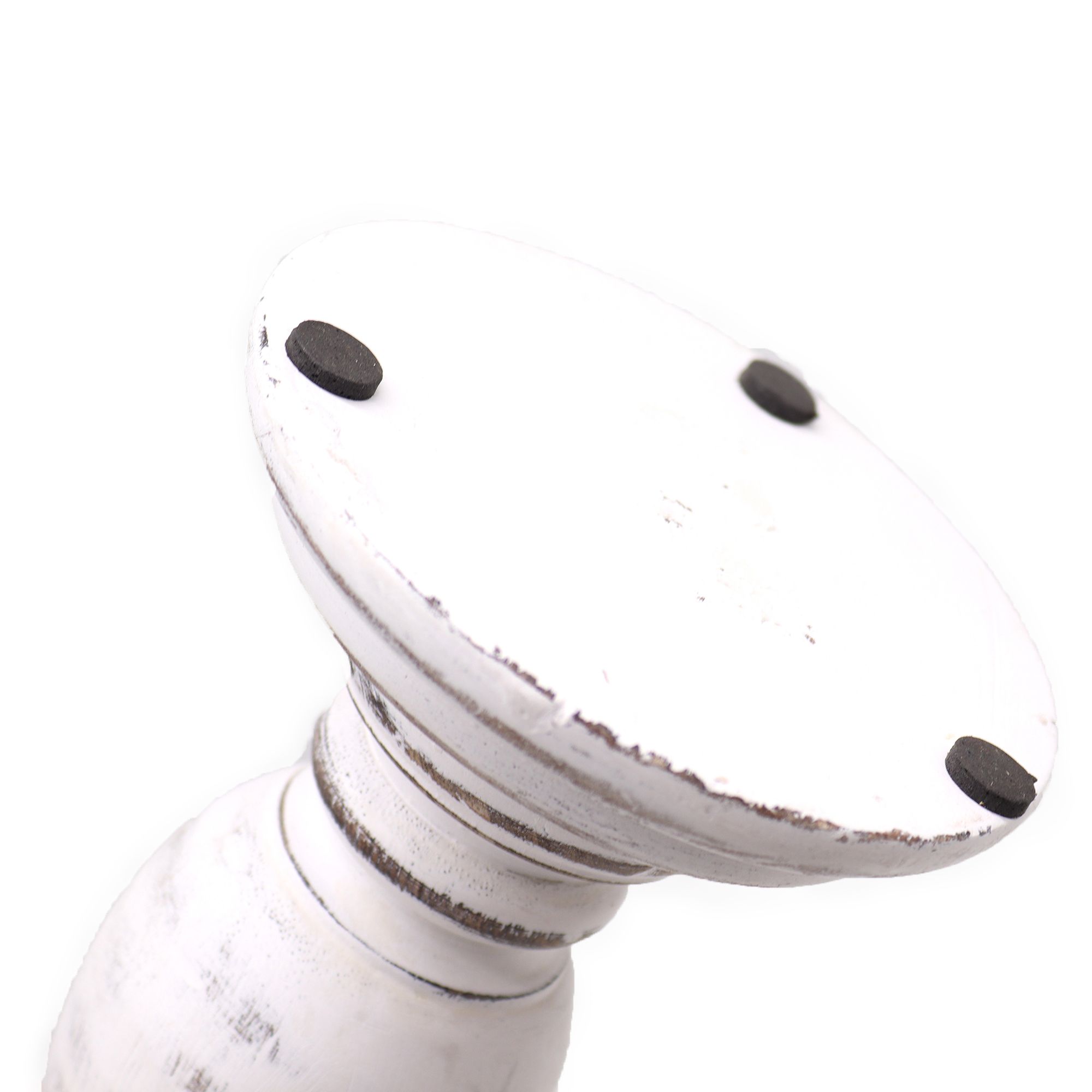Classic Candle Stand - Whitewash - Medium - Image 4