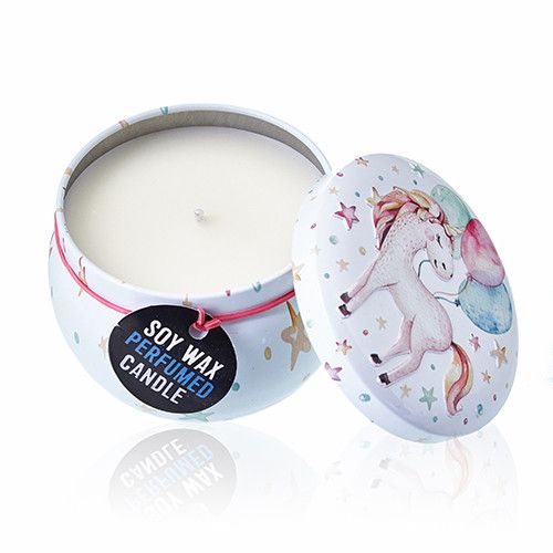 Art Tin Candle - Assorted Design - Unicorns - Moonstone - Image 11