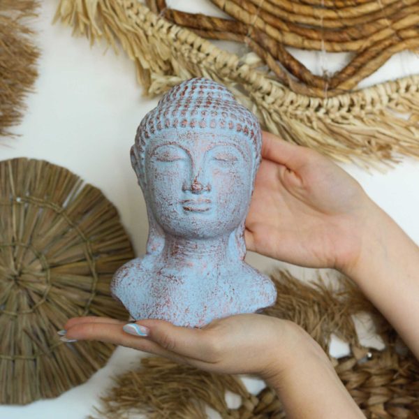 Tranquility Buddha Head  - Blue Copper - Image 3