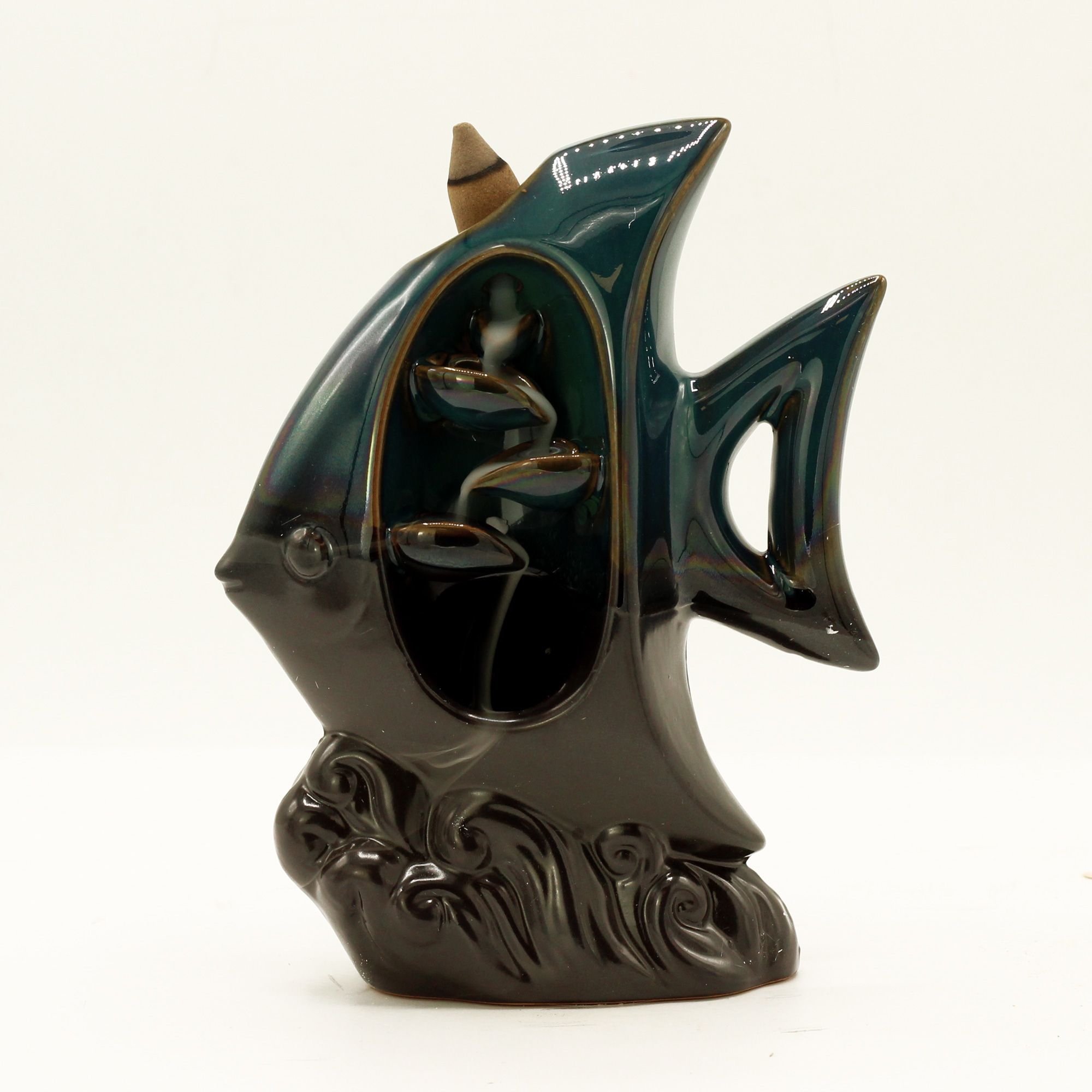 Backflow Incense Burner - Tropical Fish - Image 4