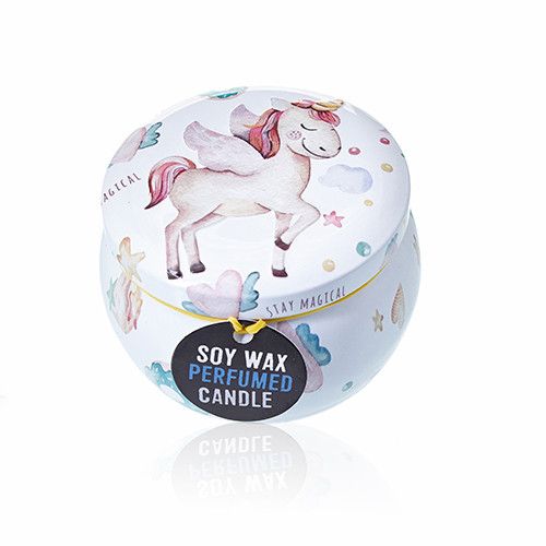 Art Tin Candle - Assorted Design - Unicorns - Moonstone - Image 12