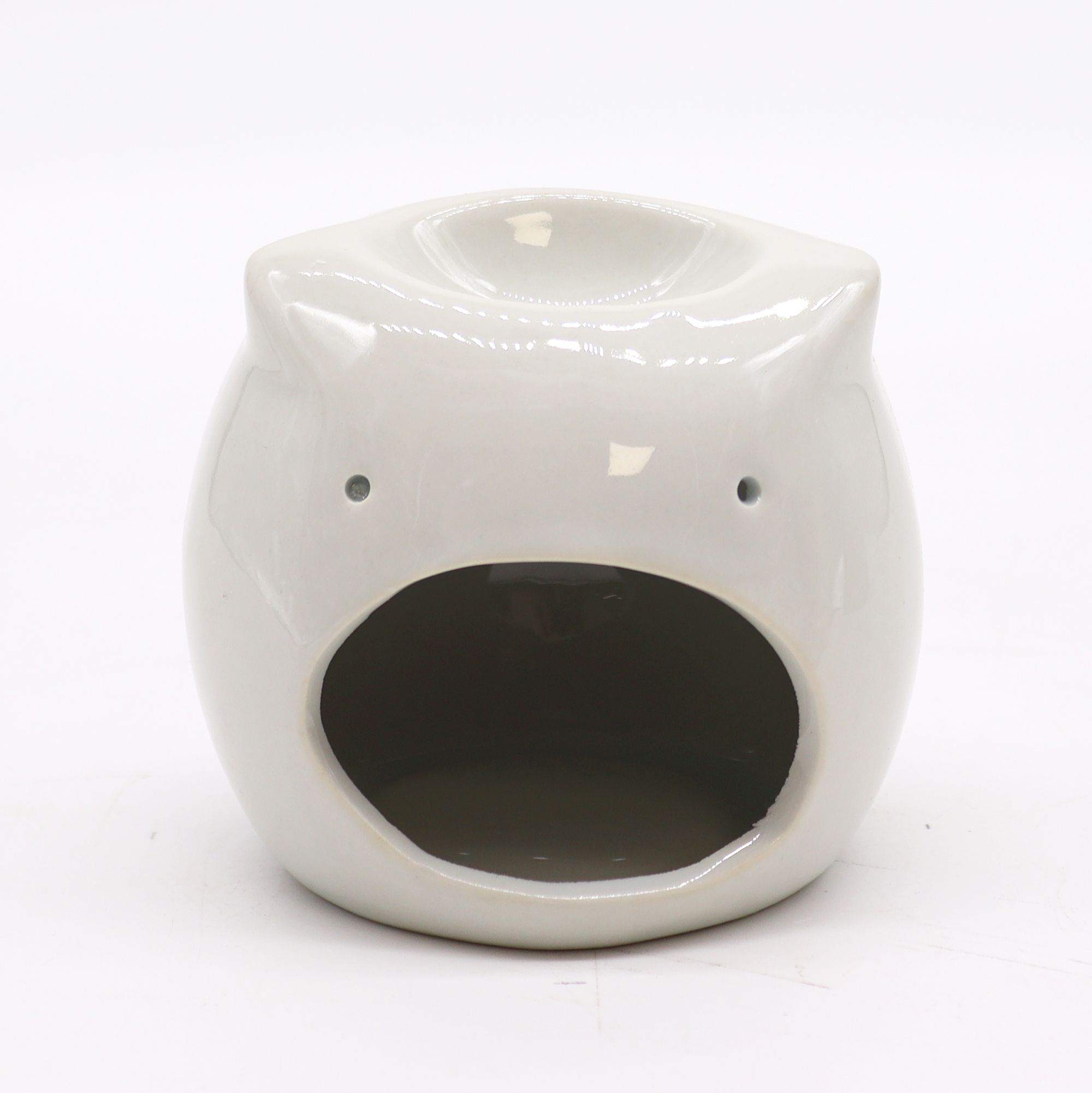 Classic White Oil Burner - Short Owl - Image 2