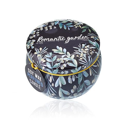 Art Tin Candle - Assorted Design - Romantic Garden - Tea & Rose - Image 5