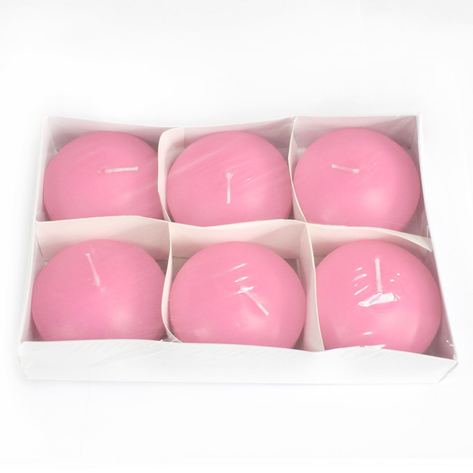 3x Large Floating Candle - Pink - Image 2