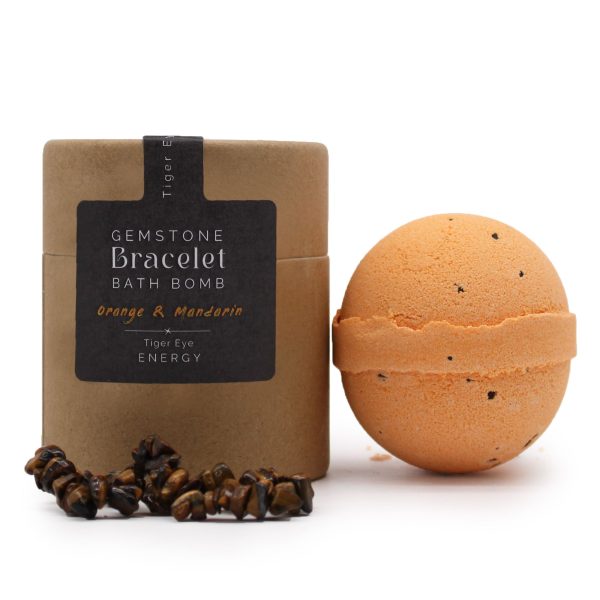 Tiger Eye Gem Bracelet Bath Bomb - Image 2