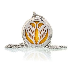 bG9jYWw6Ly9tZWRpYS8xUi84RS82MFIzMEMxRzZNVEs4RTFSLzk1NDQxNTk0LmpwZWc.jpg Aromatherapy Diffuser Necklace - Angel Wings 30mm
