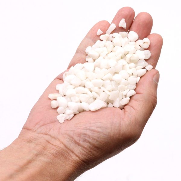 White Quartz Gemstone Chips Bulk - 1KG - Image 3
