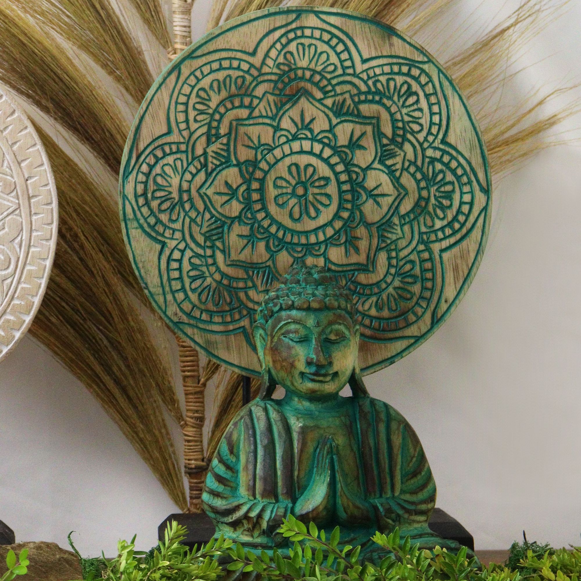 Buddha Feng Shui Set - Buddha Knot - Green - Image 5