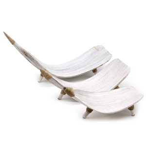 bG9jYWw6Ly9tZWRpYS8xUy9DRS82MFIzMEMxRzZSVEtDRTFTL2JjMmVhNzJjLmpwZWc.jpg Coconut Leaf Fruit Bowl Set - Whitewash