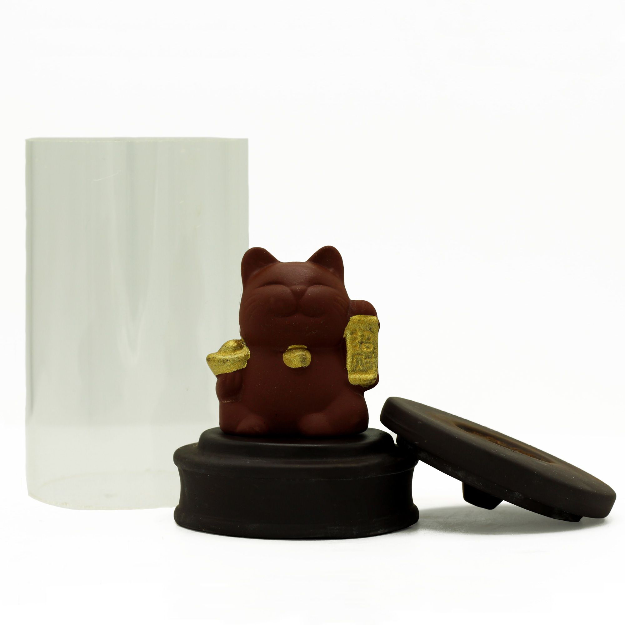 Backflow Incense Burner - Money Cat Tube - Image 2
