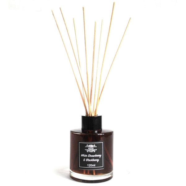 120ml Reed Diffuser - White Strawberry & Blackberry - Image 4