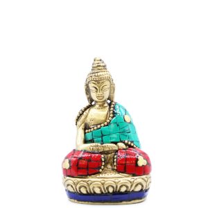 bG9jYWw6Ly9tZWRpYS9IRy8yRC82MFIzMEMxRzZSUksyREhHLzI5YmRkNTMzLmpwZWc.jpg Brass Buddha Figure - Hands Up - 7.5 cm