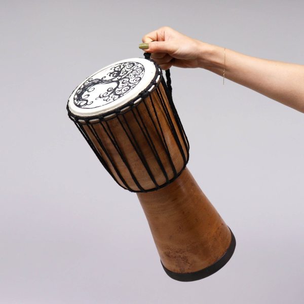 Tree of Life Wide Top Djembe Drum - 18cm - Image 5