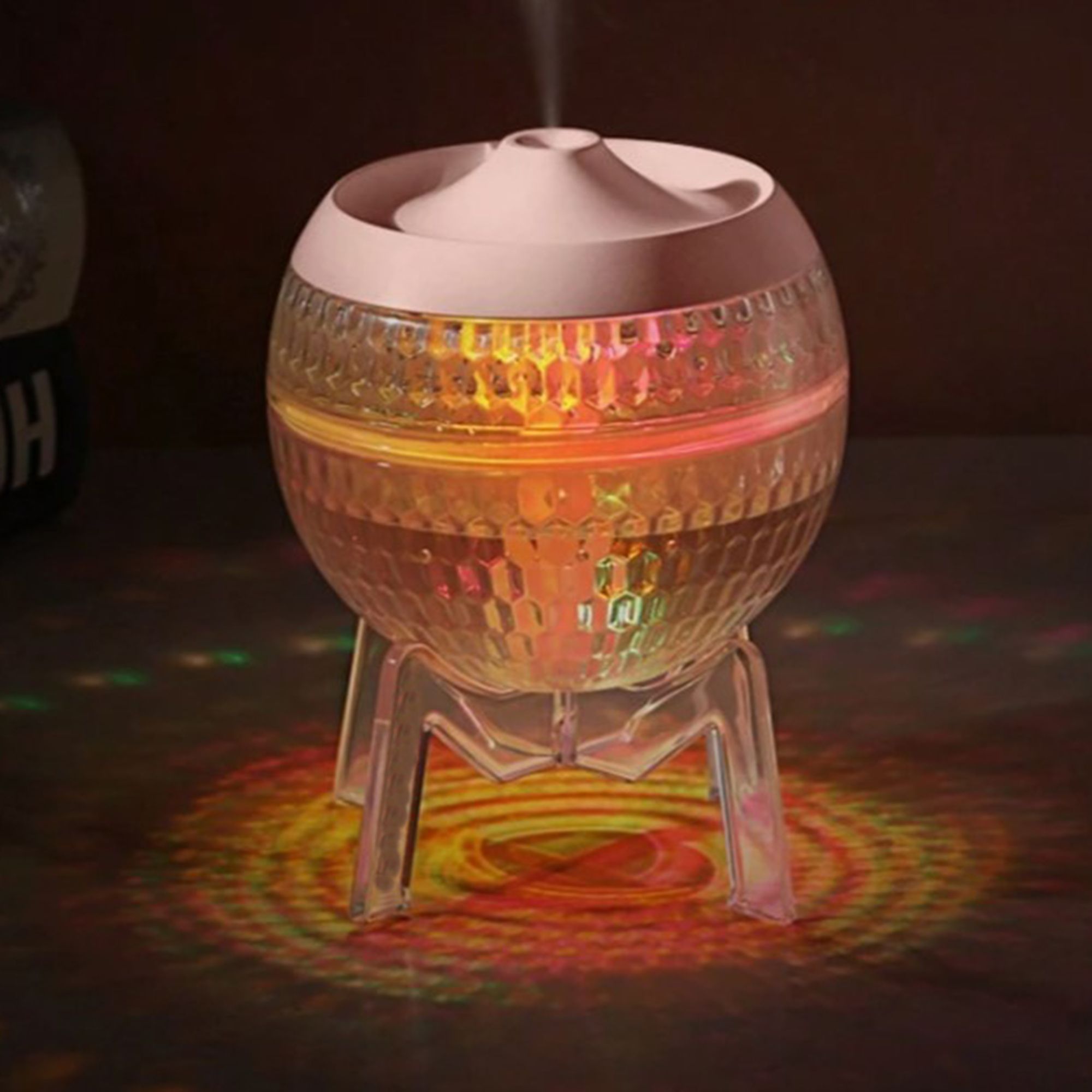 Clear Humidifer Mondo Planet - USB - Colour Change (down light) - Image 3