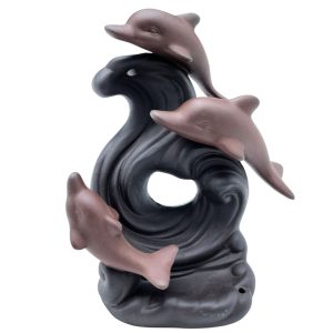 bG9jYWw6Ly9tZWRpYS9ISi8wRC82MFIzMEMxRzZSV0swREhKLzdkZGFhMWQ5LmpwZWc.jpg Backflow Incense Burner - Dolphin Wave