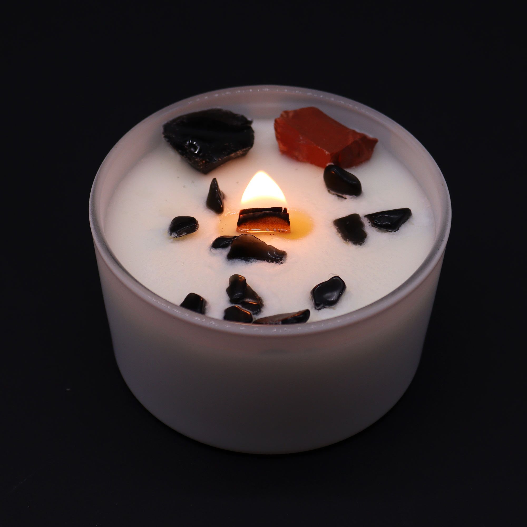Chakra Crystal Candles - Root Chakra - Image 5