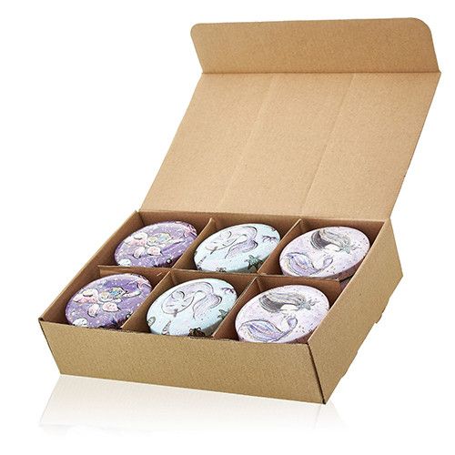 Art Tin Candle - Assorted Design - Sea life - Rasberry - Image 11