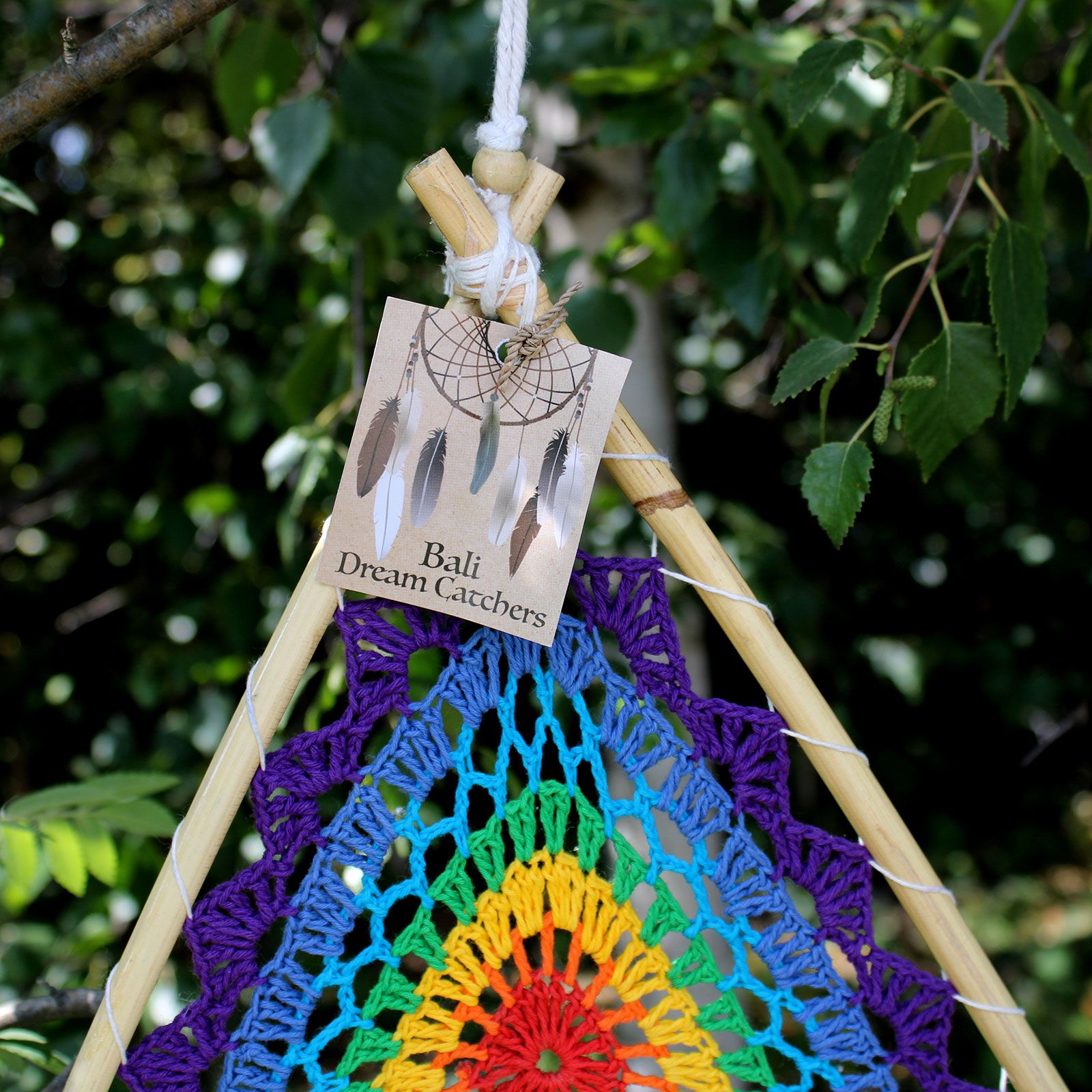 Bali Dream Catchers - Med Multi Pyramid - Image 4