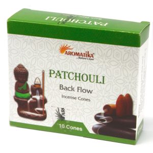 bG9jYWw6Ly9tZWRpYS9ISi9HQy82MFIzMEMxRzZNVEtHQ0hKLzJjYjU1YjIxLmpwZWc.jpg Aromatica Backflow Incense Cones - Patchouli