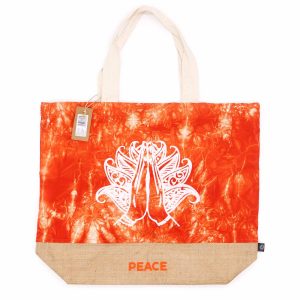 bG9jYWw6Ly9tZWRpYS9ISy9DQy82MFIzMEMxRzZXUzNDQ0hLLzU4ZmI0Yzc1LmpwZWc.jpg All Natural Bag - Orange Stonewash - Namaste Hand - Peace