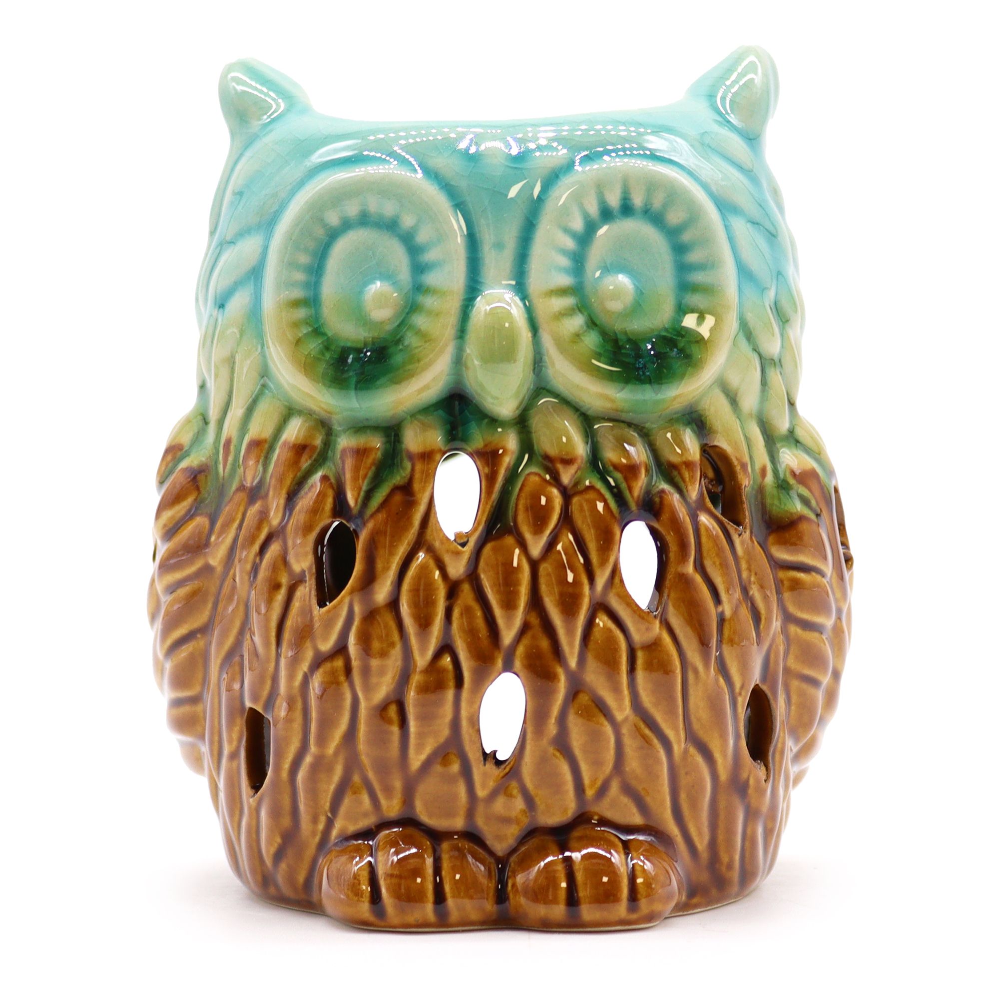 Classic Rustic Oil Burner - Owl (assorted) - Image 2