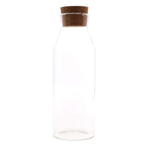 bG9jYWw6Ly9tZWRpYS9ITS82RC82MFIzMEMxSDc0UjM2REhNL2M1MjExMTFkLmpwZWc.jpg Cottage Cork Glass Jar - Clear - 25cm