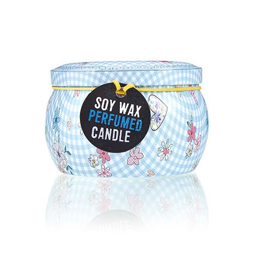 Art Tin Candle - Assorted Design - Friendly Messages - Parma Violet - Image 4