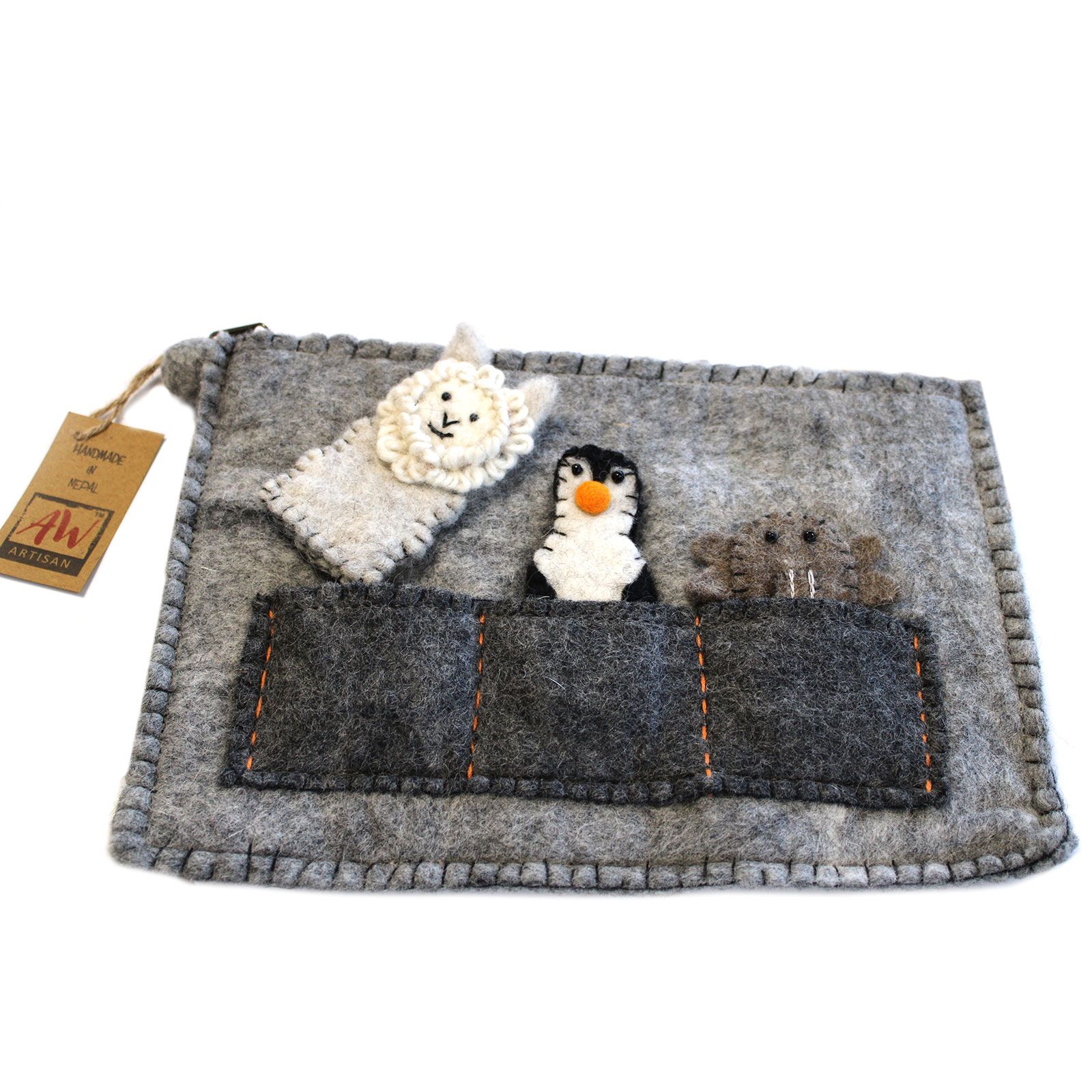Tablet Pouch with Finger Puppets - Image 3